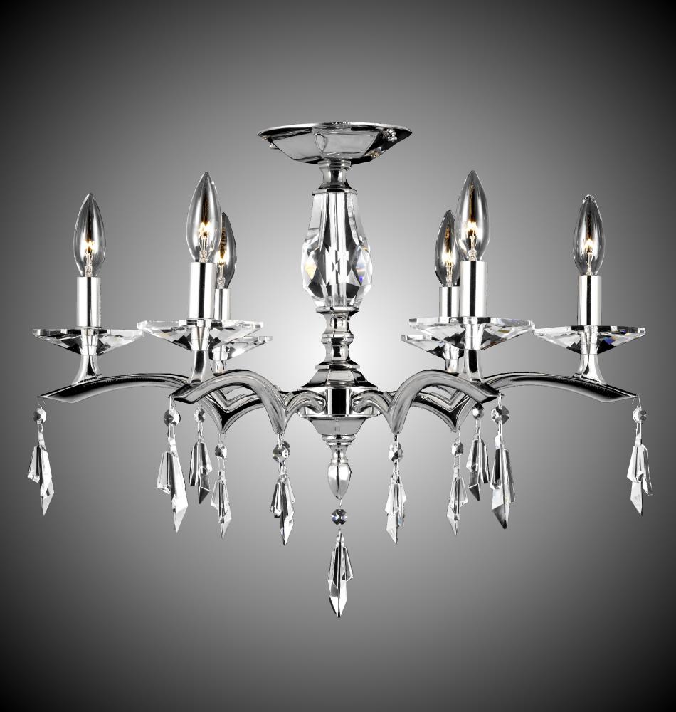 Six Light Flush Mount